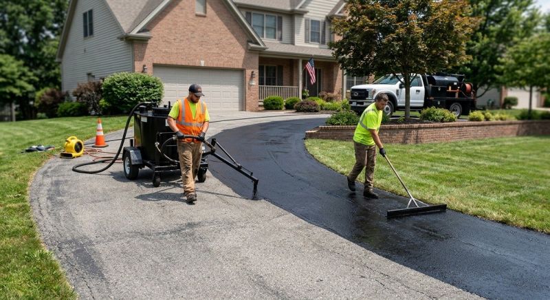 Asphalt Driveway Sealing in Greenville, SC