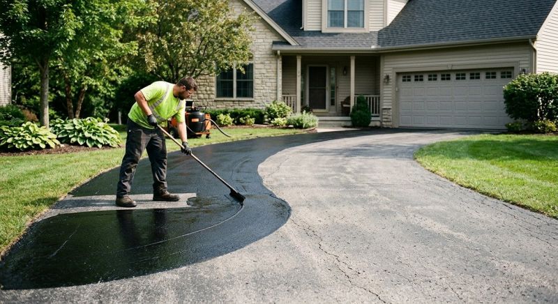 Tar Driveway Sealing in Columbus, OH