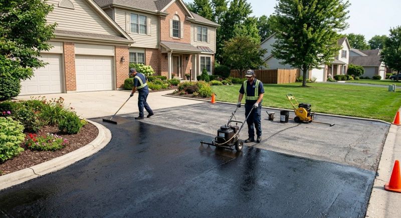 Residential Driveway Sealcoating in Tampa, FL