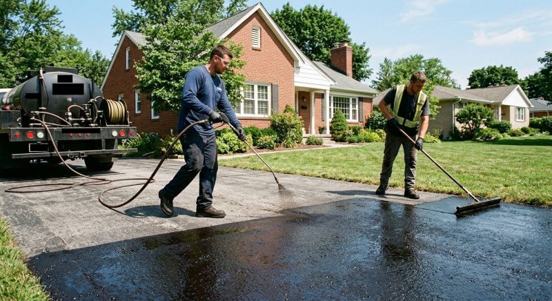 Residential Driveway Sealcoating in Miami Dade County, FL
